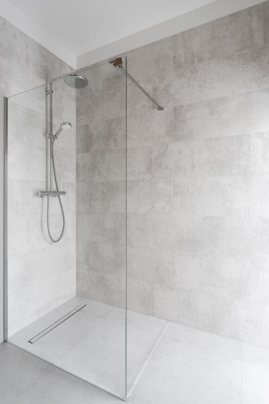 Contemporary Shower with Rainfall Head